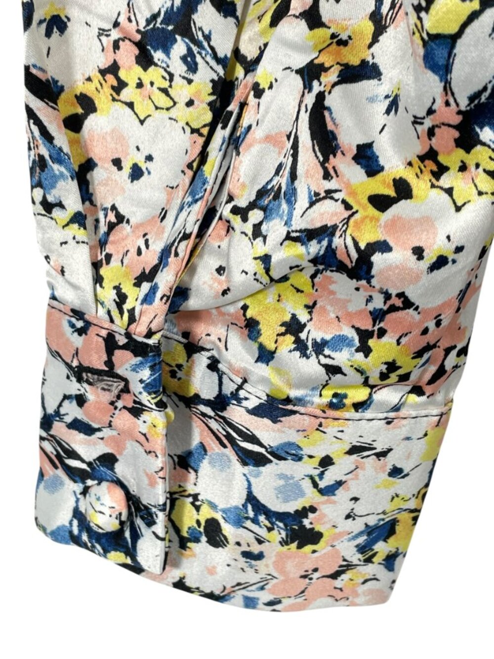 Laundry Shelli Segal Floral Shirt Dress Belted Long Sleeve Size 4 - Picture 8 of 12